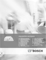 Bosch PFB1160/01 User manual