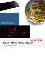 Bosch Electric Hob User manual