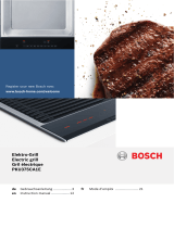 Bosch PKU375CA1E User manual