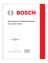 Bosch Chimney Hood Operating instructions