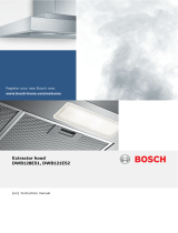 Bosch DWB121E52/01 User manual