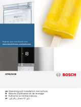 Bosch Chest Freezer Operating instructions