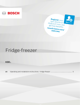 Bosch Free-standing refrigerator Operating instructions