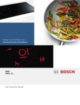 Bosch ELECTRIC COOKTOP User manual