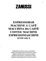 Zanussi ZCOF636X User manual