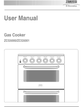 Zanussi ZCG5001XN User manual