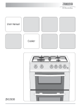 Zanussi ZKG5030KL1 User manual