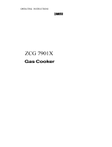 Zanussi ZCG7901XN User manual