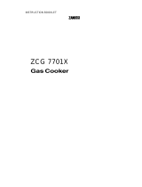 Zanussi ZCG7701XN User manual