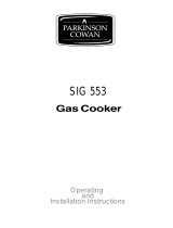 Parkinson Cowan SIG553W User manual