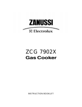Zanussi ZCG7902XL User manual
