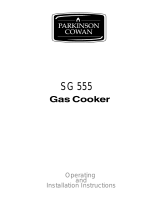 Parkinson Cowan Cooktop SIG 555 User manual