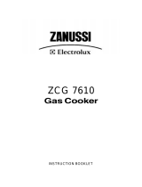 Zanussi-Electrolux ZCG7610SVN User manual