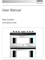 Zanussi-Electrolux ZCG7690XN User manual