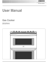 Zanussi-Electrolux ZCG7610SVN User manual