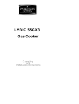 Parkinson Cowan LYRIC55GX3BL User manual