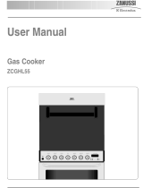 Zanussi ZCG7680 User manual