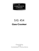 Parkinson Cowan SIG454BKN User manual