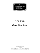 Parkinson Cowan SG454WL User manual