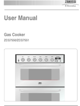 Zanussi-Electrolux ZCG7550WL User manual