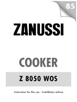 Zanussi Z 8050 WOS User manual