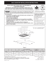 Frigidaire FFGC3613LBD Installation guide