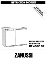 Zanussi DF45/30SS User manual