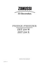 Zanussi ZRT210X User manual