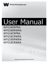 White-Westinghouse WFG19CRWRA User manual