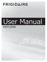 Frigidaire FRFF169W User manual
