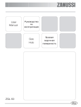 Zanussi ZGL63IX User manual