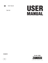 Zanussi ZGG649ICW User manual