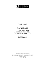 Zanussi ZGG643ICA User manual