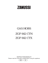 Zanussi ZGF642CTX User manual