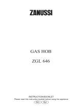 Zanussi ZGL646X User manual