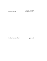 Aeg-Electrolux 65807G-B User manual