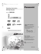 Panasonic DMRE65EG Operating instructions