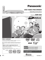 Panasonic DMR-E60 User manual