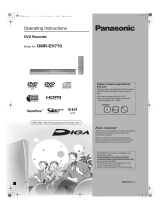 Panasonic DMREH770 Operating instructions
