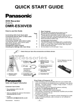 Panasonic DMR-ES30VEB Operating instructions
