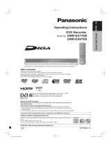Panasonic DMREX87 Operating instructions