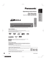 Panasonic Diga DMR-EZ48VEB Operating instructions