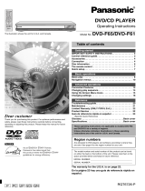 Panasonic DVDF61P User manual