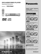 Panasonic DVDRA61EB User manual