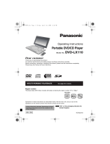 Panasonic DVDLX110 Operating instructions