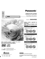 Panasonic DVDRP82GCS User manual