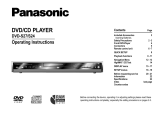 Panasonic DVDS24EG Owner's manual