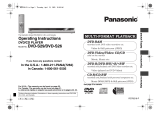 Panasonic DVDS26 User manual