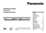 Panasonic DVDS31EG Owner's manual