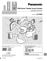 Panasonic SC-DM3 User manual